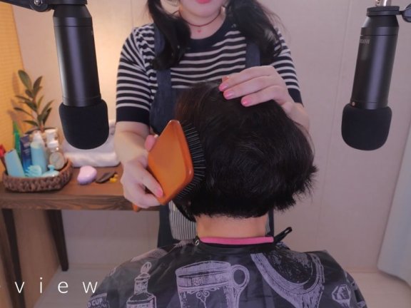 PPOMO给妈妈洗头按摩无人声ASMR视频